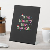 Tis Season To Behavior Christmas Behavior Analyst 台座サイン (インサイチュ)