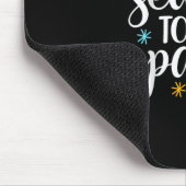 Tis Season To Sparkle Retro Classic マウスパッド (コーナー)