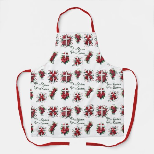 Tis The Reason For The Season エプロン (正面)