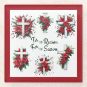 Tis The Reason For The Season ガラスコースター (正面)