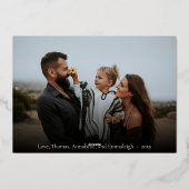 Tis the Sea Sun Greetings Sunglasses写真 箔シーズンカード (裏面)