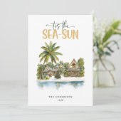 Tis the Sea-Sun Tropical Christmas シーズンカード (スタンド正面)