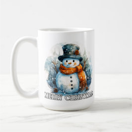 'Tis the Season | かわいい小さな雪だるま コーヒーマグカップ