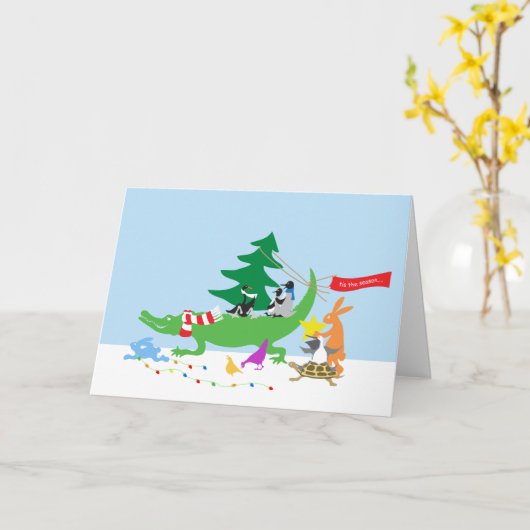 Tis the Season カード (黄色い花)