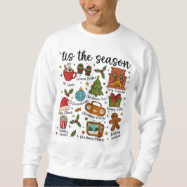’Tis the Season クリスマスアイコンセーター スウェットシャツ