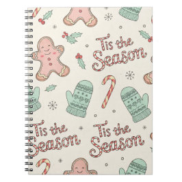 Tis the Season クリスマス ドゥードル ノートブック | かわいい