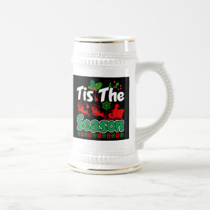 Tis The Season クリスマス ホリデー デザイン-61067 ビールジョッキ