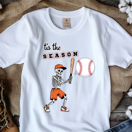 "Tis the Season" 骨付き野球Tシャツ Tシャツ