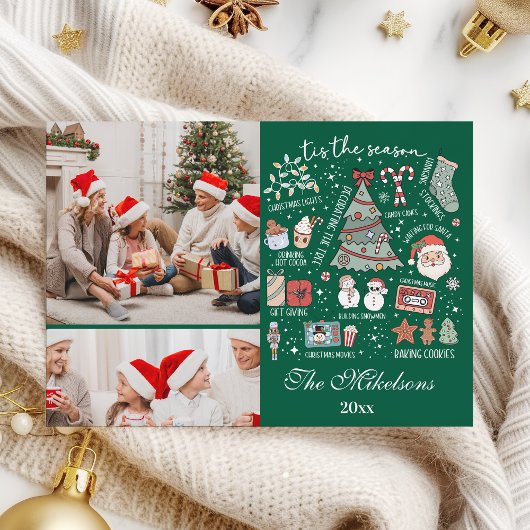 Tis The Season 2 写真 レトロ グリーン クリスマス