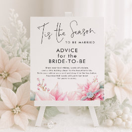 Tis the season Advice for Bride Bridal Shower  ポスター