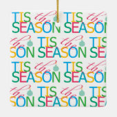 「Tis the Season 'Amaryllis'」オーナメント セラミックオーナメント (裏面)