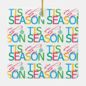 Tis the Season 'Amaryllis' Ornament セラミックオーナメント (裏面)