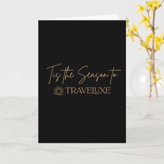 Tis the Season Black カード (黄色い花)