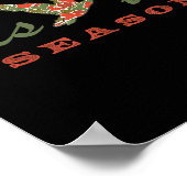 Tis The Season Camo Duck Christmas Xmas Holiday Me ポスター (角)