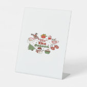 Tis The Season Christmas Acrylic Block 台座サイン (正面)