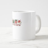 Tis The Season Christmas Coffee Funny Holiday Love ジャンボコーヒーマグカップ (正面右)