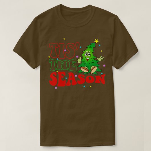 Tis the season Christmas Happy New Year 2023 Men W Tシャツ (デザイン正面)