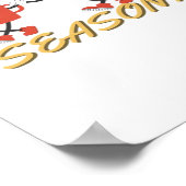 Tis The Season Christmas Retro Characters ポスター (角)