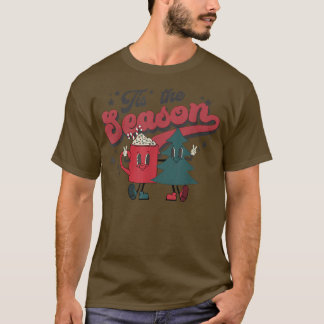 Tis The Season Christmas Tree Merry Christmas Fami Tシャツ