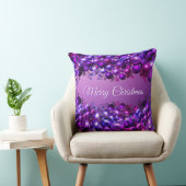 Tis The Season Christmas Tree Throw Pillow クッション (椅子)