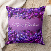 Tis The Season Christmas Tree Throw Pillow クッション (ブランケット)