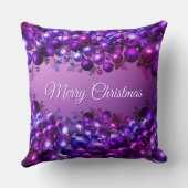 Tis The Season Christmas Tree Throw Pillow クッション (裏面)