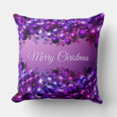 Tis The Season Christmas Tree Throw Pillow クッション (正面)