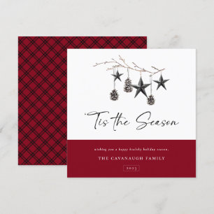 'Tis the Season Cozy Nature Holiday Card シーズンカード