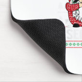 Tis The Season Deer Gnome Reindeer Christmas マウスパッド (コーナー)