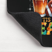 Tis The Season Fall Coffee Football Autumn Gift マウスパッド (コーナー)