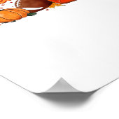 Tis The Season Football Mug Autumn Design ポスター (角)