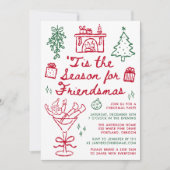 'Tis the Season For Friendsmas Christmas Party 招待状 (正面)