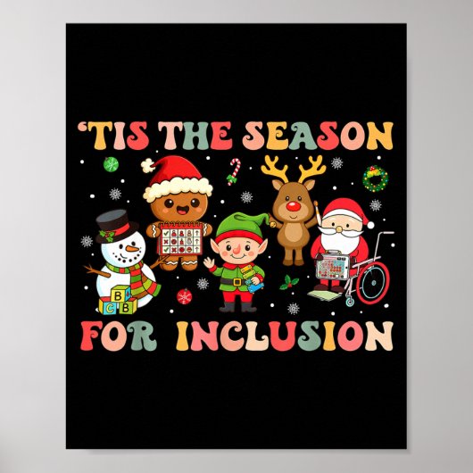 Tis The Season For Inclusion Christmas Sped Teache ポスター (正面)