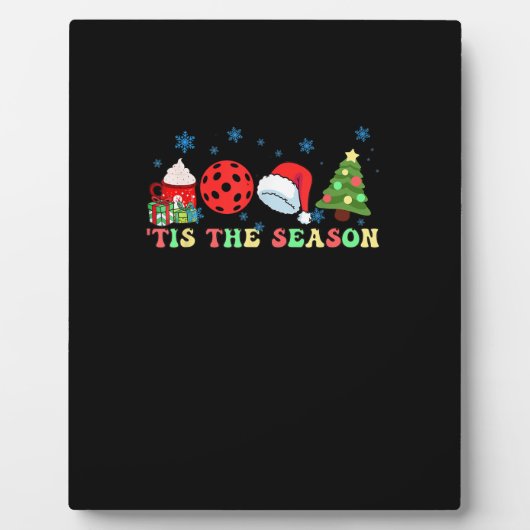 Tis The Season For Pickleball Iii Modern Aesthetic フォトプラーク (正面)