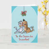 ’Tis The Season For Smoochies (Blank Inside) Card カード (黄色い花)