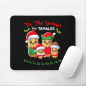 Tis The Season For Tamales Mexican Christmas Santa マウスパッド (マウス)