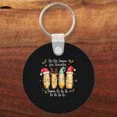 Tis The Season For Tamales Mexican Christmas Tamal キーホルダー (正面)