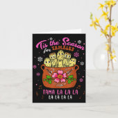 Tis The Season For Tamales Mexican Tamala Navidad  カード (黄色い花)