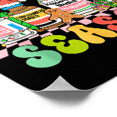 Tis The Season Funny Nurse Christmas Bottles  ポスター (角)