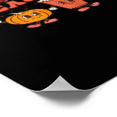 Tis The Season Halloween Spice Fall Autumn Pumpkin ポスター (角)