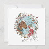 'Tis the Season Holiday Greeting Or サンキューカード (正面)