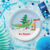 Tis the Season Merry Paper Plates ペーパープレート (パーティー)
