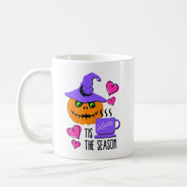 Tis the Season Pumpkin Spice Halloween Mug コーヒーマグカップ