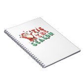 Tis The Season Retro Christmas Santa ノートブック (右側)