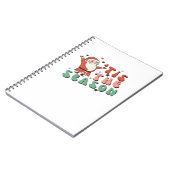 Tis The Season Retro Christmas Santa ノートブック (左側)