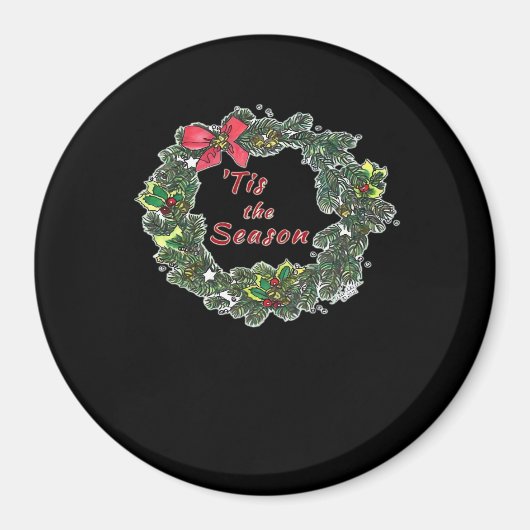 Tis The Season Shadowed マグネット (正面)