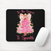 Tis The Season Sparkle Christmas Tree Xmas Women G マウスパッド (マウス)