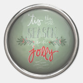 Tis The Season To Be Jolly ラウンドシール (正面)