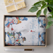 Tis the Season to be Jolly Dancing Jolly Snowmen 薄葉紙 (ギフト)