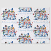 Tis the Season to be Jolly Dancing Jolly Snowmen 薄葉紙 (正面)